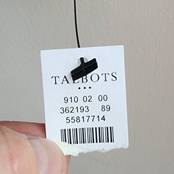 NWT Talbots Holly Striped Scoop Neck Jersey Size Petite Medium - Picture 10 of 16